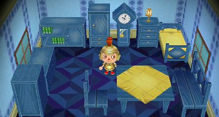 the complete Blue series of furniture, plus its wallpaper and carpet the complete Blue series of furniture, plus its wallpaper and carpet